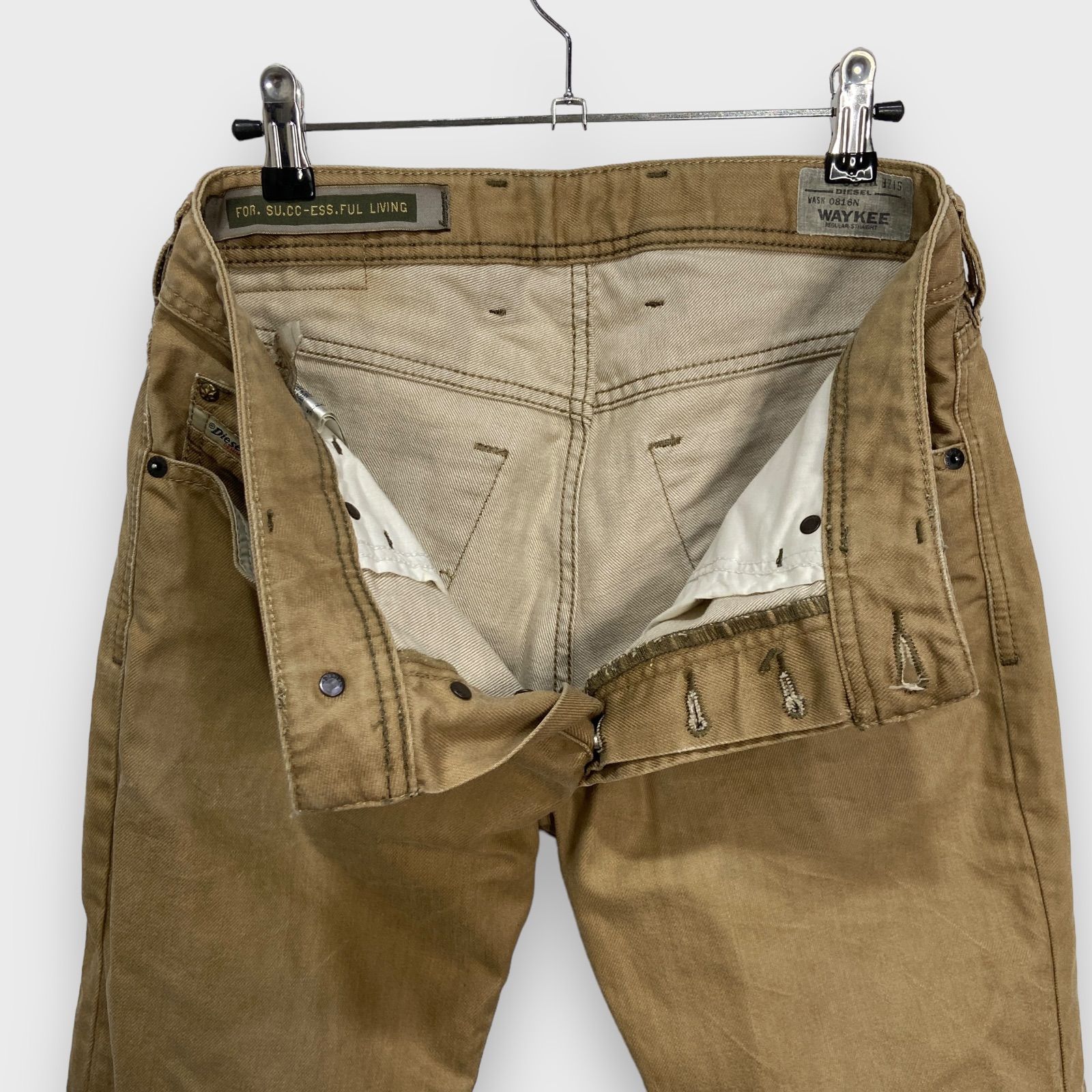 ✴︎新品未使用✴︎Diesel Thommer W34 スリムパンツ ベージュ 2025年最新】Yahoo!オークション -ディーゼルジーンズw34の中古