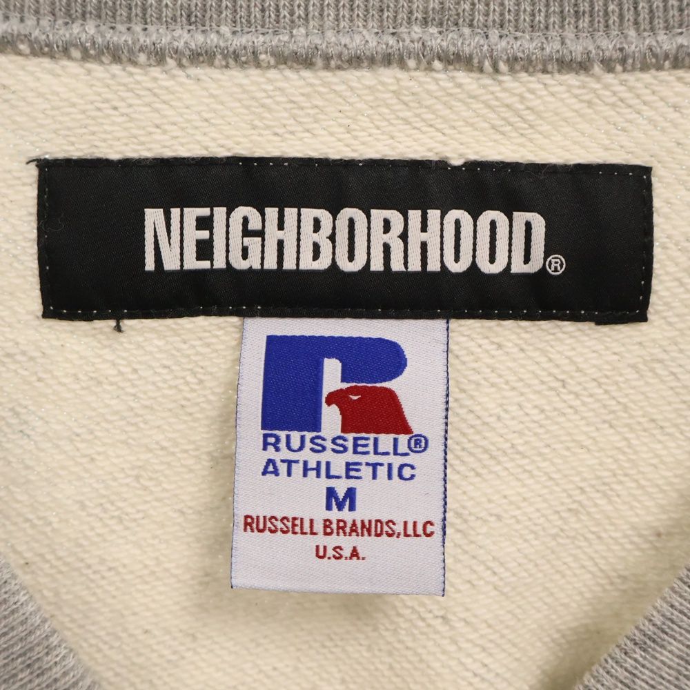 ネイバーフッド ×ラッセル  23SS  231XRRUN-CSM01 ロゴプリントスウェット メンズ L NEIGHBORHOOD (ネイバーフッド) 23SS × RUSSELL ATHLETIC RUSSELL