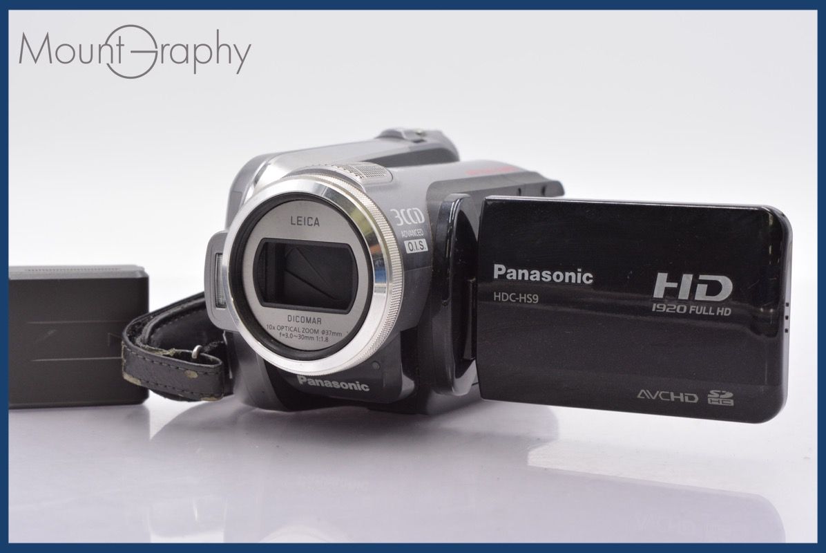 上 パナソニック Panasonic HDC-HS9 10x バッテリー付属 完動 同梱可 mj5165