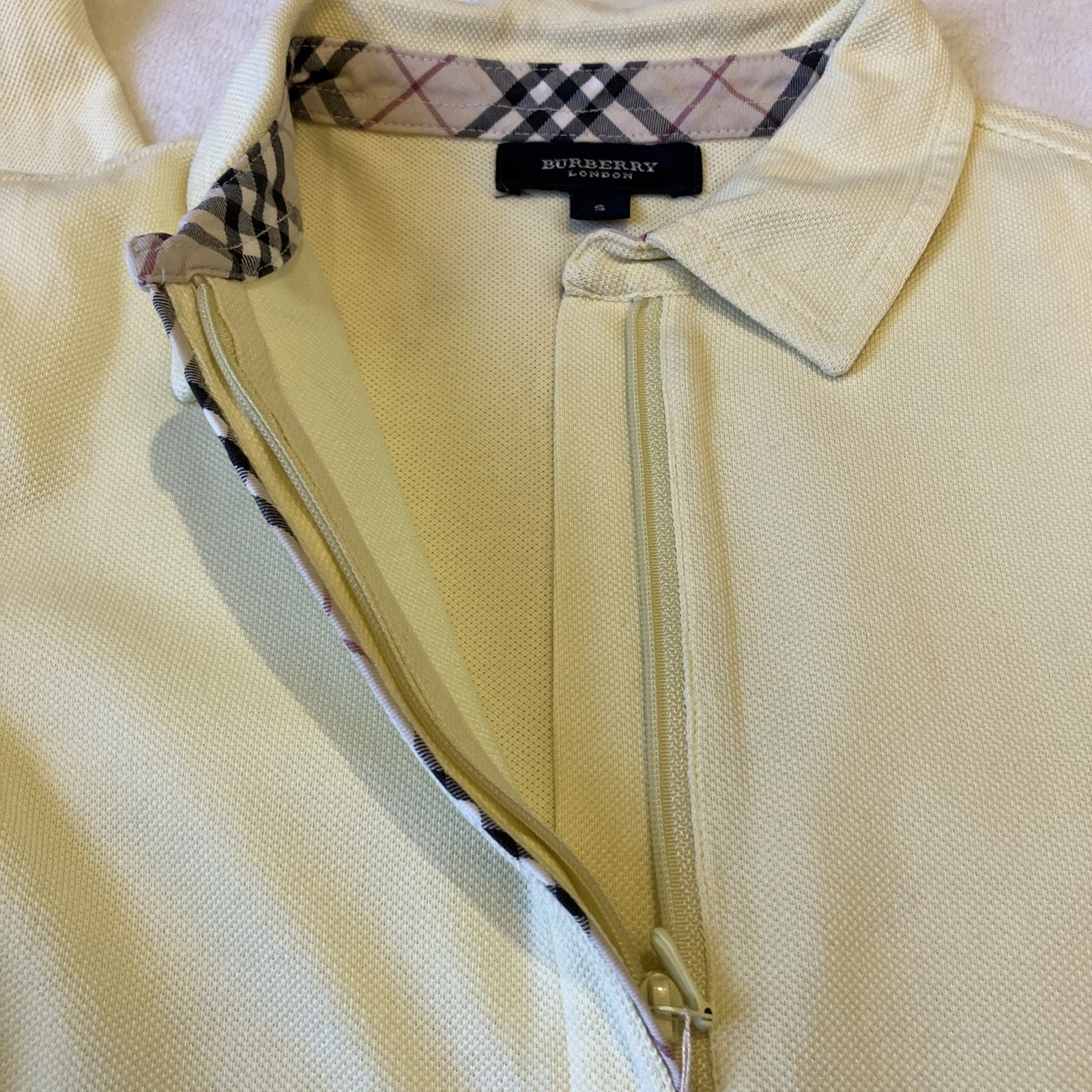 BURBERRY LONDON 刺繍ロゴ ノバチェック ポロシャツ L ベージュ 中古・古着通販】BURBERRY LONDON (バーバリーロンドン) ノバ