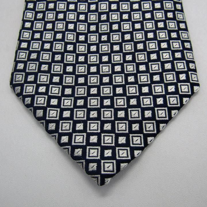 【極美品】Charvet／シャルべ／スクエア／小紋柄／ブルーグリーン／フランス製 Yahoo!オークション - 【極美品】Charvet ネクタイ 小紋柄