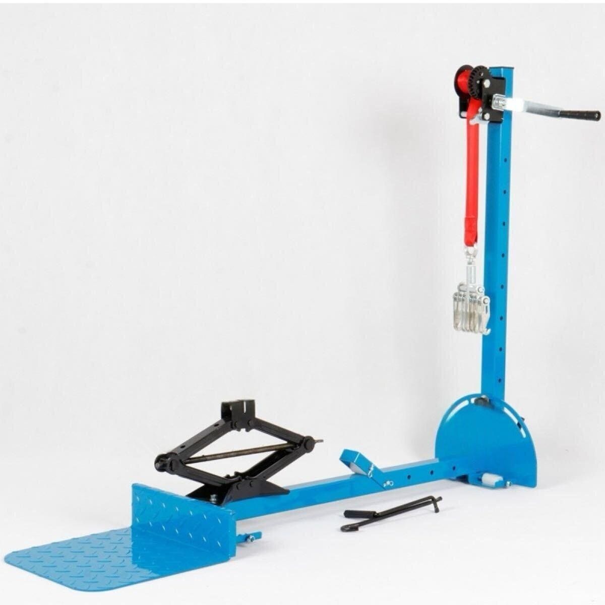 車板金へこみプーラー 3in1 車体修理へこみ除去ツール 120°方向調整 車フレームプーラー 引っ張り力600kg ドアアンダーカット