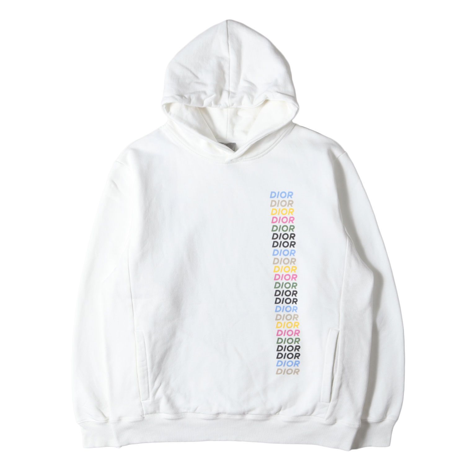 トップスメンズ diorパーカー白 完売 ディオールオム DIOR HOMME