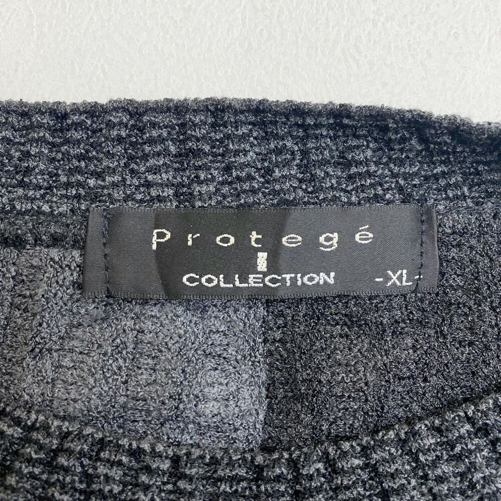 Protege COLLECTION 総柄 3Dニット セーター ストライプ 長袖 MADE IN
