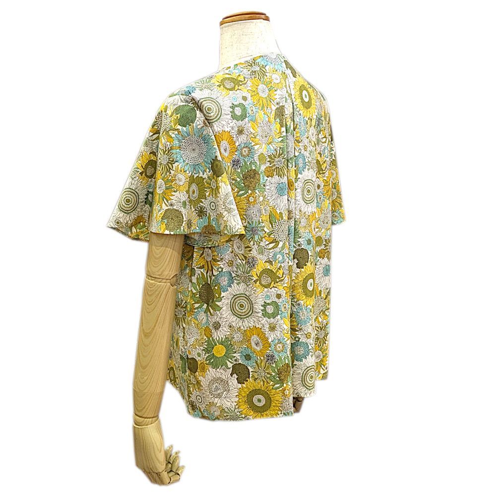 J.Sloane ジェイスローアン LIBERTY リバティハンカチーフブラウス半袖  