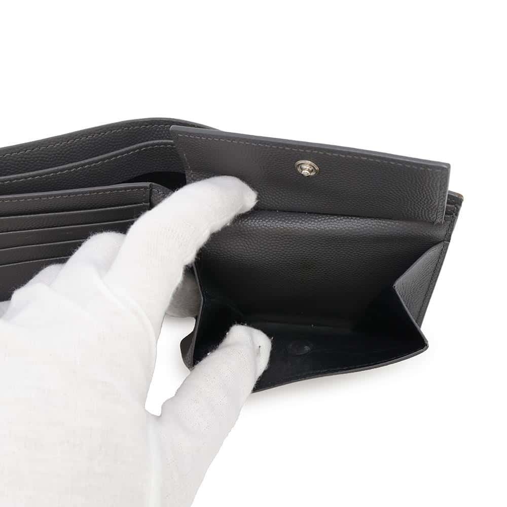 サンローランパリ 二つ折り財布 レザー 396303 SAINT LAURENT PARIS  