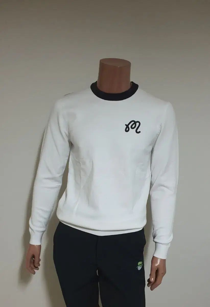 メンズゴルフウェア MALBON GOLF マルボンゴルフ ビックロゴ ラウンド ニット