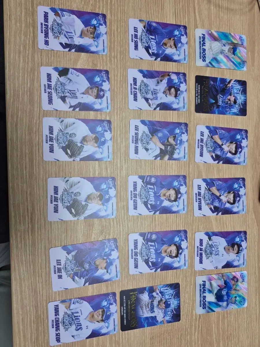 サムスン ライオンズ トレカ フォトカード