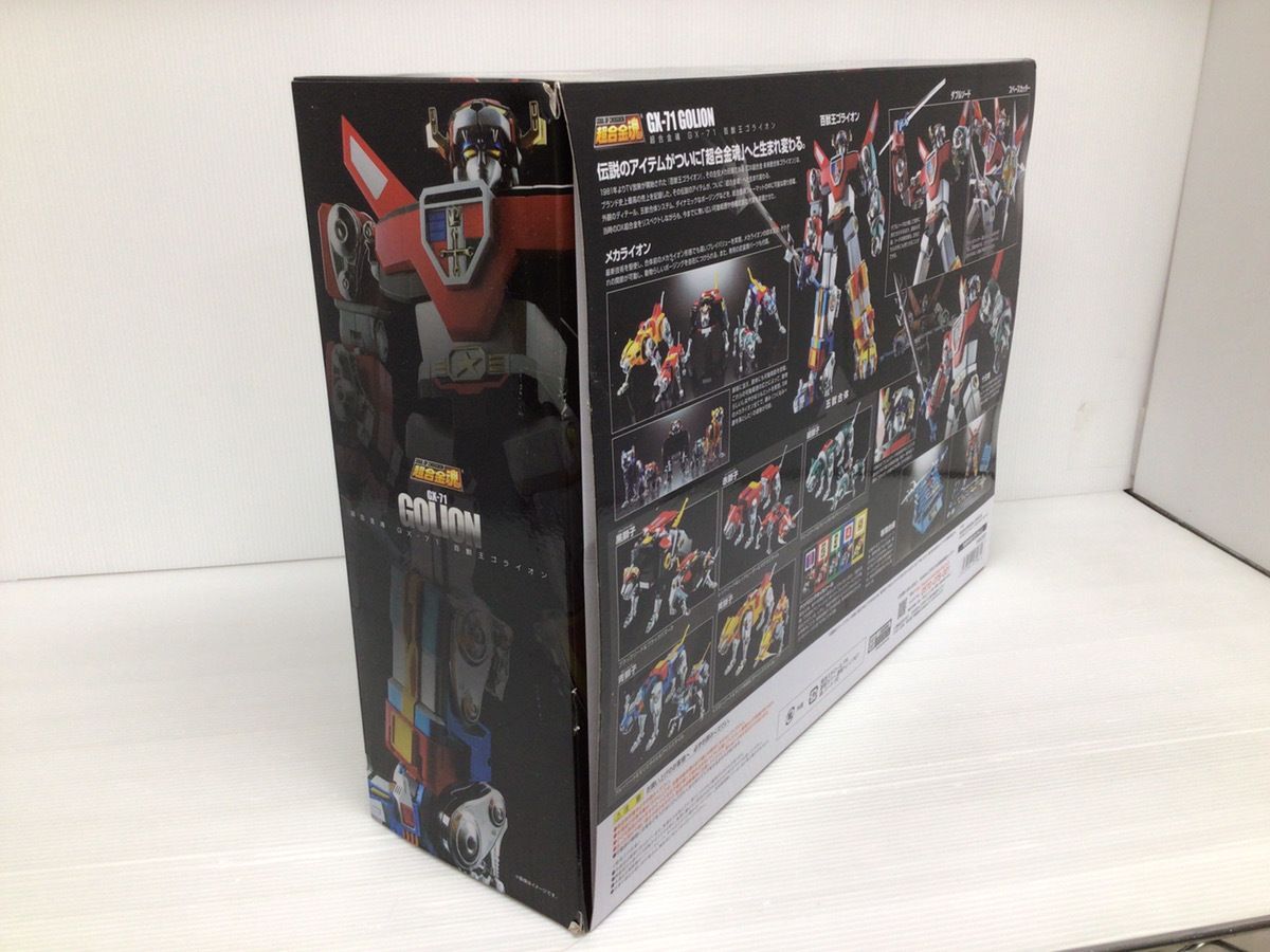 開封品】超合金魂 GX-71 百獣王ゴライオン Voltron 【箱 使用感あり