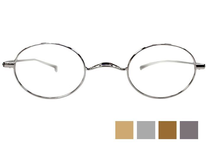 ジョンレノン John Lennon jl-a106 オーバル フルリム 一山 鼻パット無し 日本製 メンズレディース 伊達 度付き レトロ アンティ－ク チタン 老眼鏡 遠近両用 メガネ めがね 眼鏡 新品 送料無料 4225