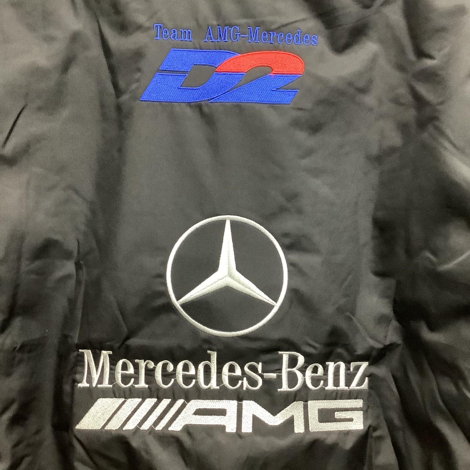 メルセデスベンツ レーシングジャケット ジャンパー ブルゾン メルセデスベンツ Mercedes-Benz 企業ロゴ 刺繍 ワッペン