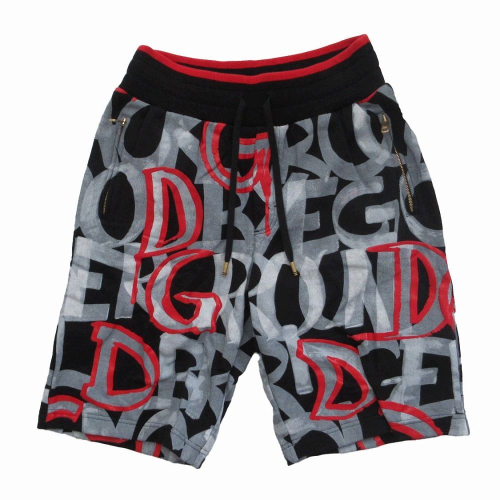 Dolce & Gabbana グラフィティ ショートパンツ ドルチェアンドガッバーナ Dolce&Gabbana グラフィティ ロゴ ペイント