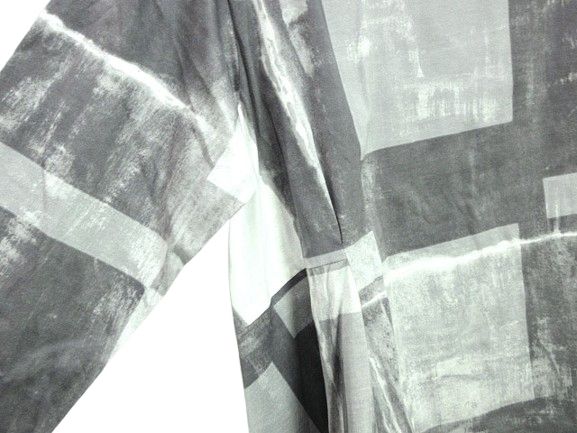 ジウ 慈雨 センソユニコ 変形 プルオーバー カットソー 2025SS グレー