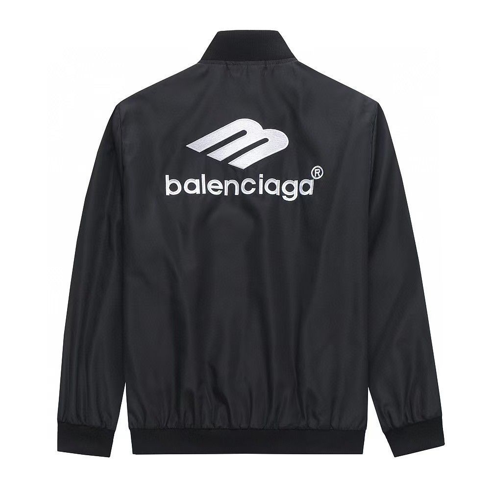 バレンシアガ ウールカジュアルジャケット ブラック BALENCIAGA - BALENCIAGA バレンシアガ カジュアルジャケット L