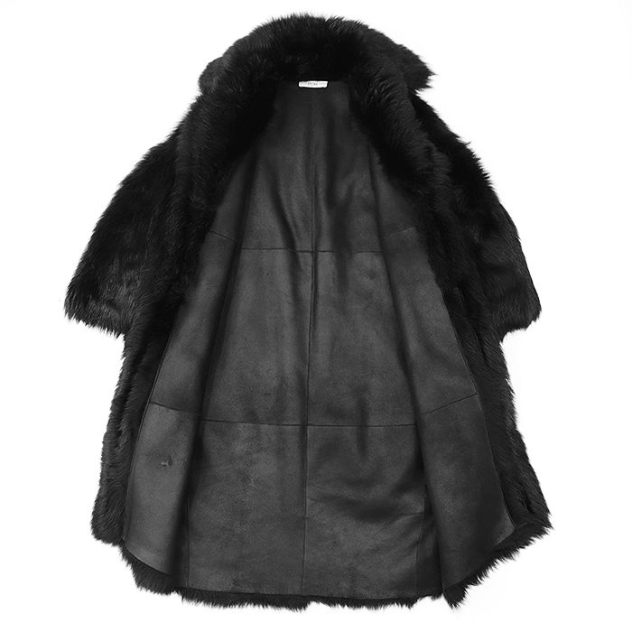 美品】CELINE セリーヌ コート フィービー期 ムートン リアルファー  