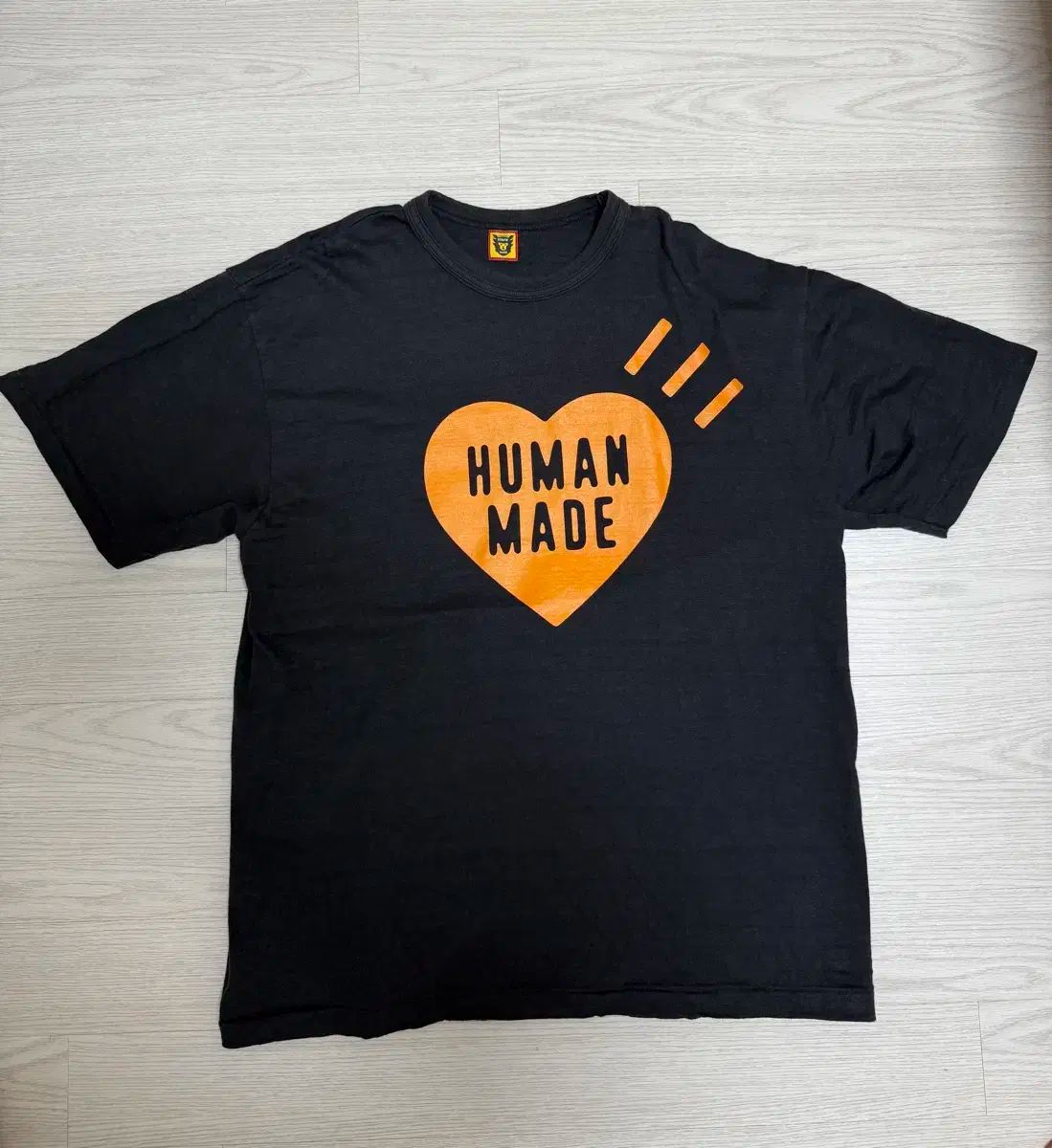 HUMAN MADE(ヒューマンメイド) メイド ハート Tシャツ 黒
