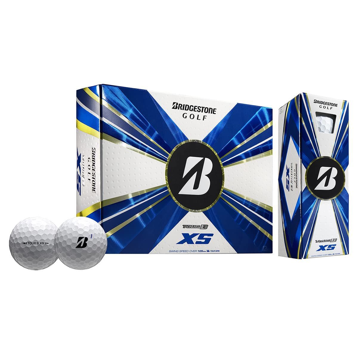 【数量限定】TOUR B XS ゴルフボール 2022 2022年モデル 1ダース（全12球） タイガー使用 ツアーB ブリヂストンゴルフ XS USA直輸入品 ホワイト