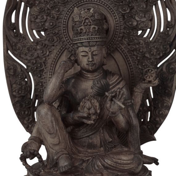 現世利益 九尾狐 荼枳尼天 仏像 厨子 荼枳尼天！？