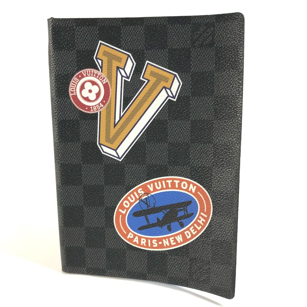 LOUIS VUITTON ルイヴィトン ノートブック ロゴ ダミエグラ