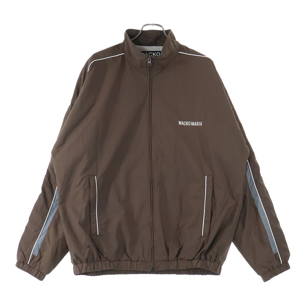 WACKO MARIA ワコマリア フロントロゴ刺繍 ナイロンジャケット ブラウン