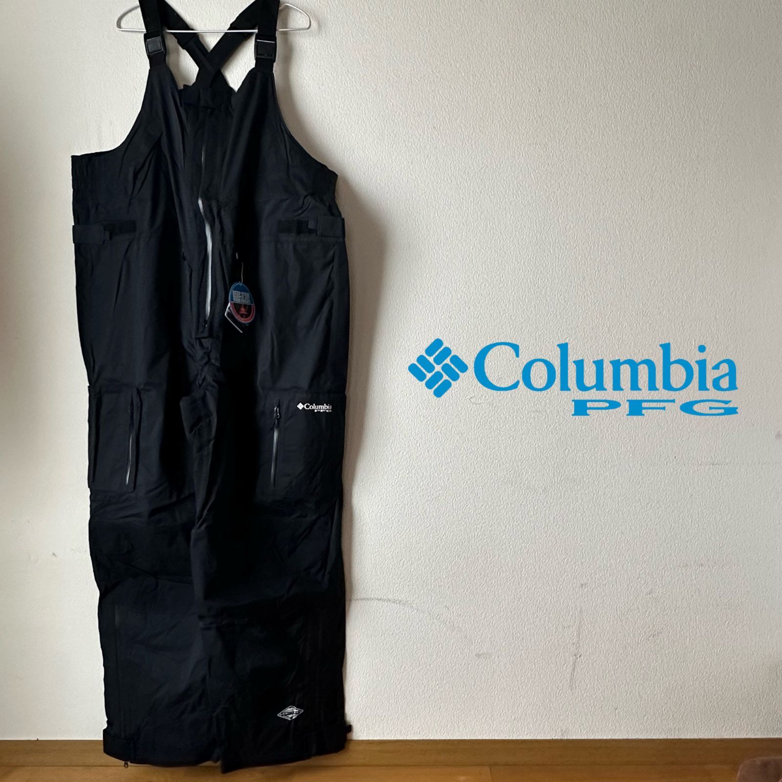 Columbia PFG Gale Warning Bib OMNI-HEAT フィッシングビブパンツ BLACK
