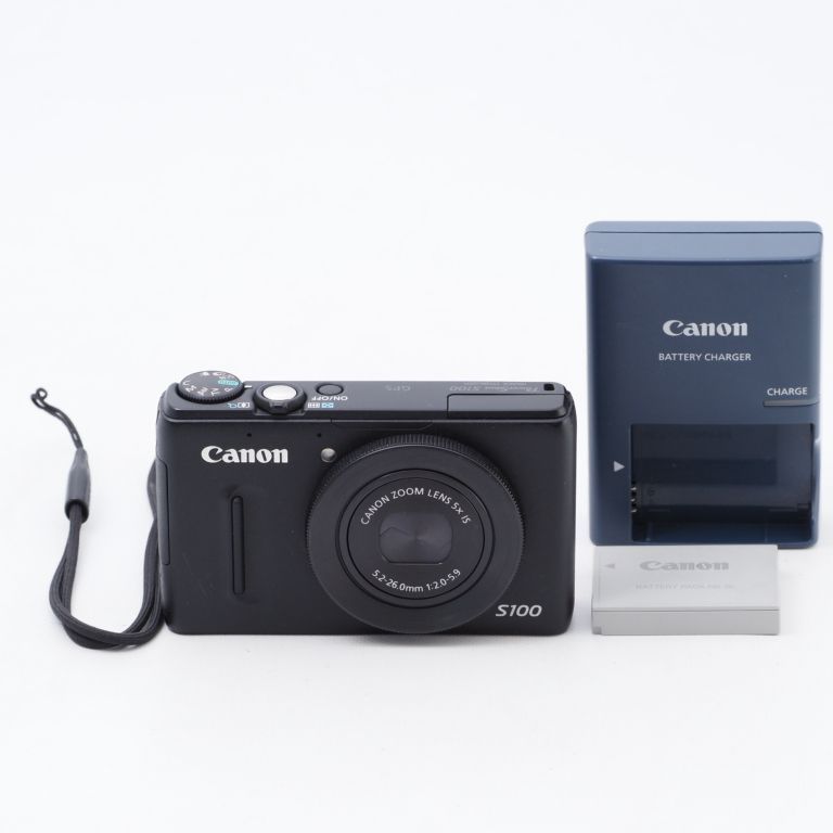 Canon キヤノン デジタルカメラ PowerShot S100 ブラック PSS100(BK