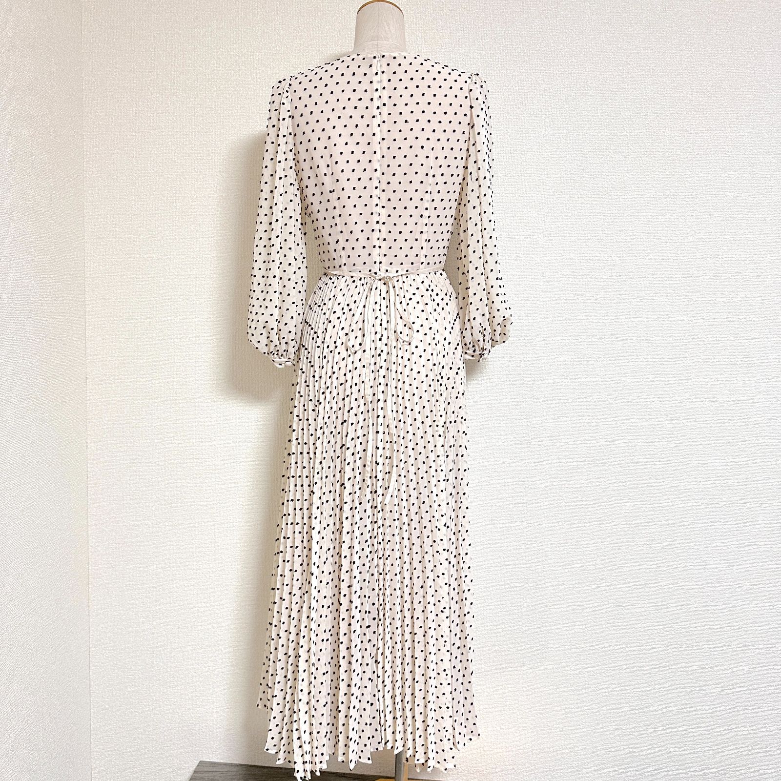 acka サイズ1 美品 Acka. original dot one-piece ドットワンピース シアー