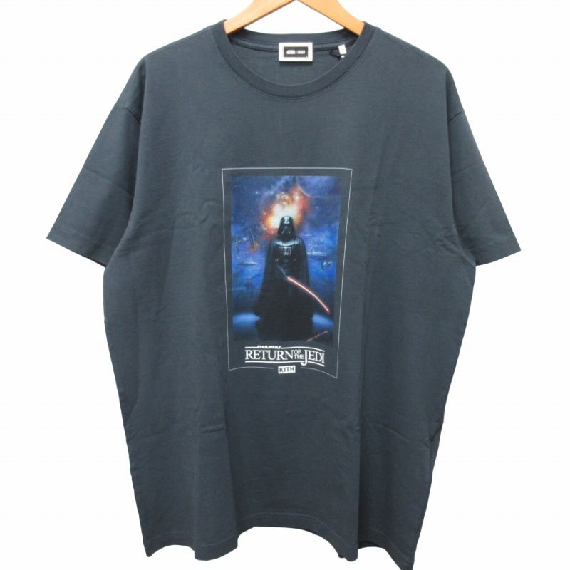 キスニューヨークシティ KITH NYC ×STAR WARS スターウォーズ タグ付 23AW Sith Lord Vintage Tee  ヴィンテージ Tシャツ ダースベイダーポスター グレー Lサイズ - メルカリ