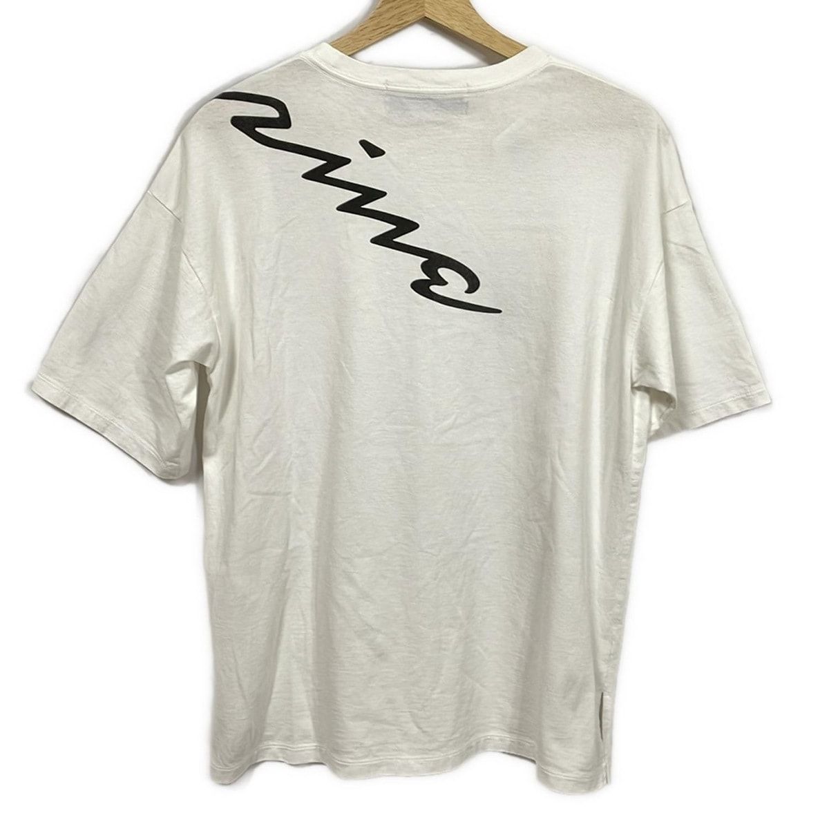 THIRD サードマガジン 半袖Tシャツ サイズ9 M レディース - 白×黒