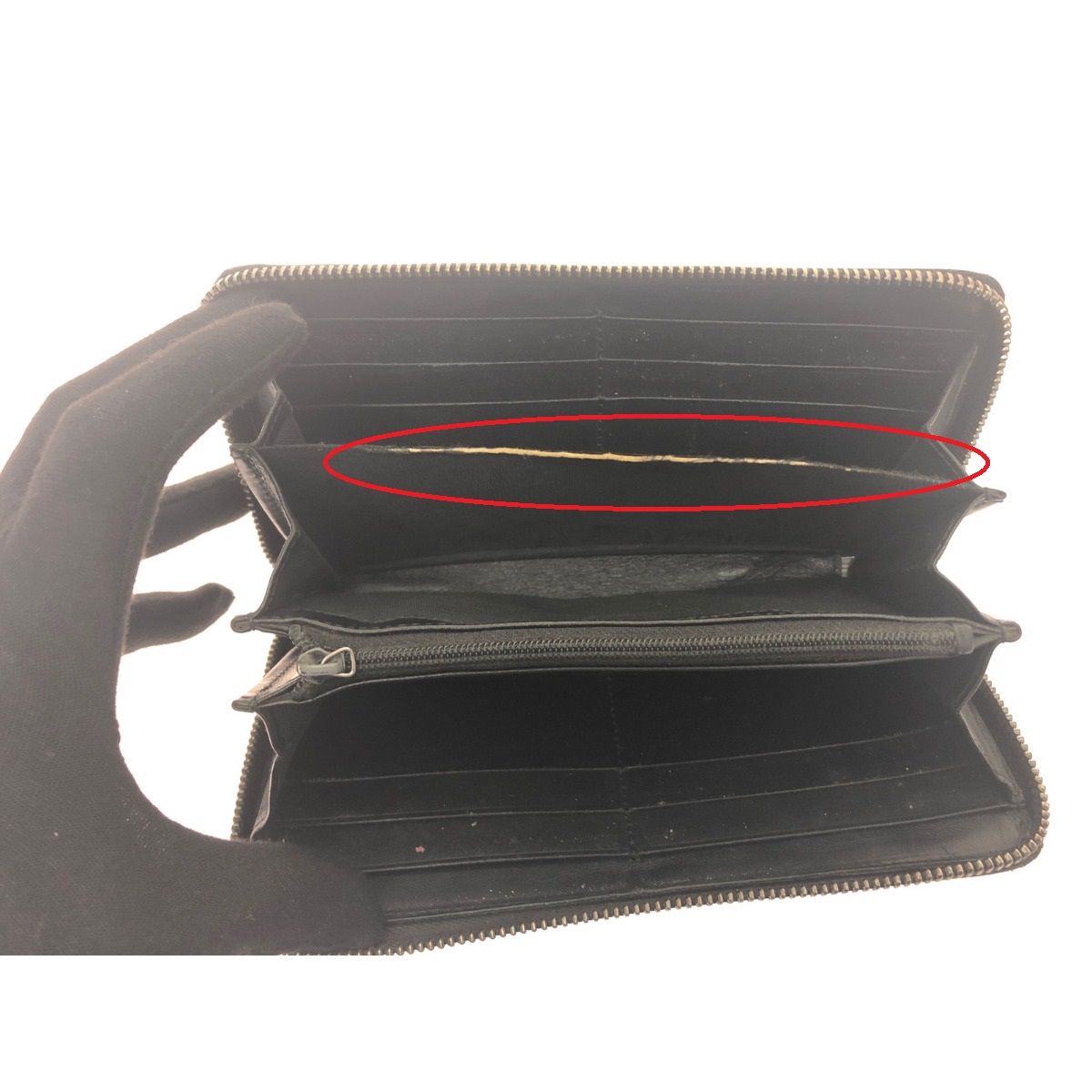 ▽▽GUCCI グッチ ディアマンテ スタッズ ラウンドファスナー 長財布  