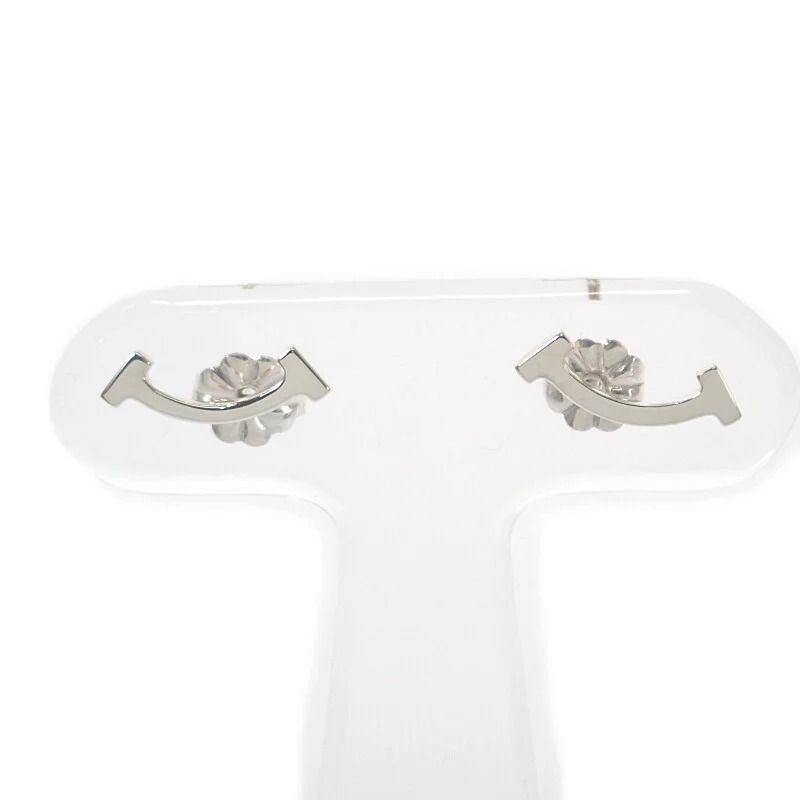 TIFFANY&Co. Tスマイル 保留 ピアス シルバー925 レディース