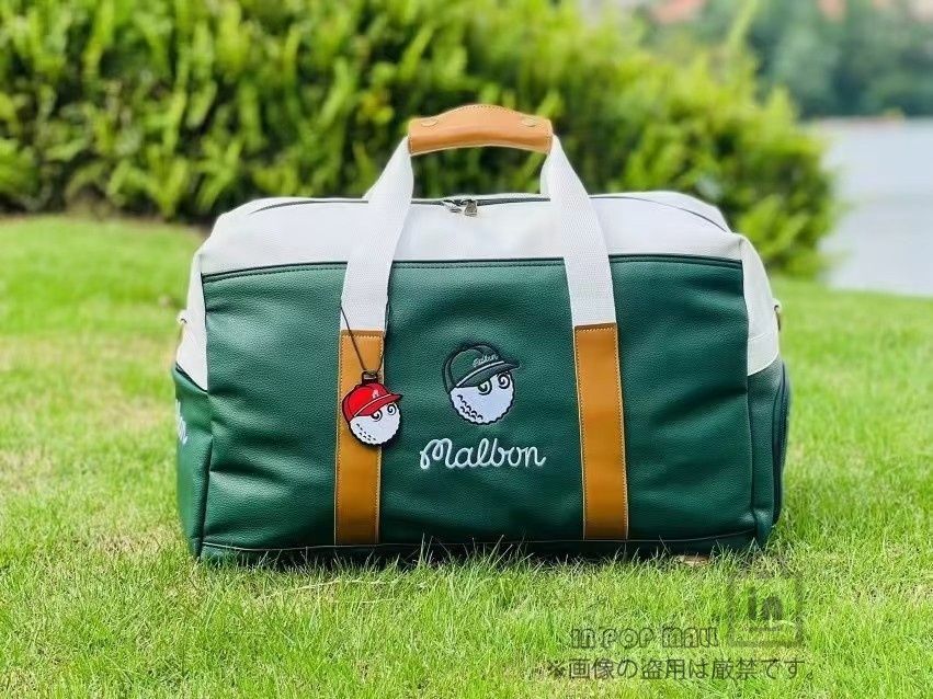 malbon golf ボストンバッグ 今期新作 大容量 防水 耐摩耗性 ハンド 安く 買うファッション - 人気商品 malbon golf マルボンゴルフ