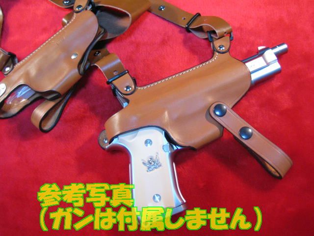 二挺拳銃ホルスター M 92 F ソードカトラス他用 コスプレ No.811 W イースト A