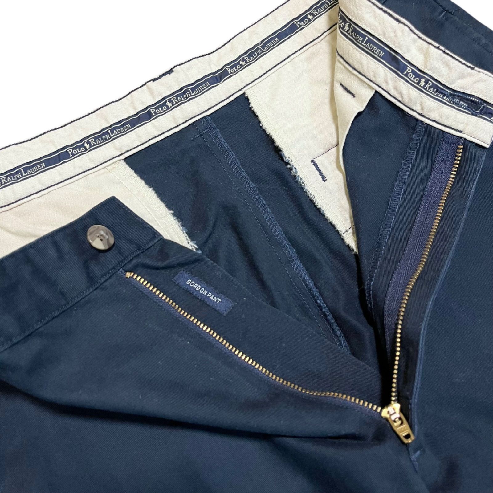 90s/USA製】POLO RALPH LAUREN ラルフ ポロチノ ネイビー - メルカリ