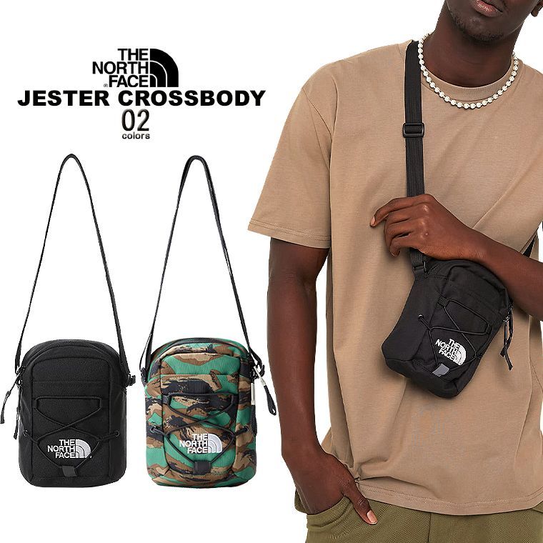 THE NORTH FACE ノースフェイス クロスボディバッグ男女兼用 カバン 鞄 ストリート スマホバッグ 首下げ ミニ サコッシュ JESTER  CROSSBODY ユニセックス 男女兼用 スマホショルダー 薄型 ミニショルダー 鞄 BAG コンパクト