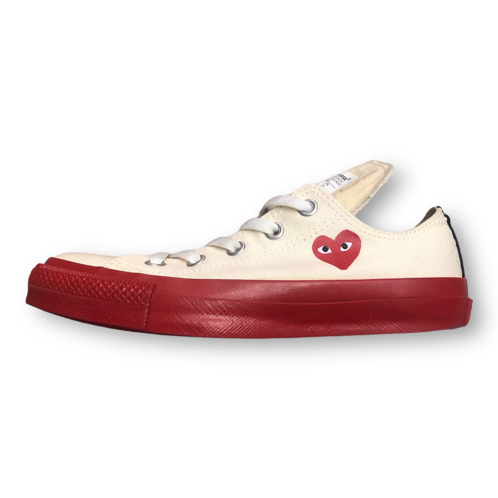 定価18150円 PLAY COMME des GARCONS PLAY CONVERSE CHUCK TAYLOR AZ-K122-001 コラボ  スニーカー プレイコムデギャルソン コンバース 23cm 74108A1 - メルカリ