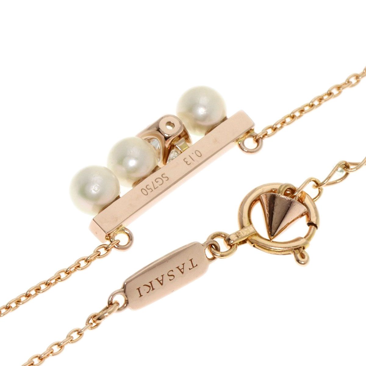 TASAKI タサキ プチ バランス ダイヤモンド ソロ パール 真珠  