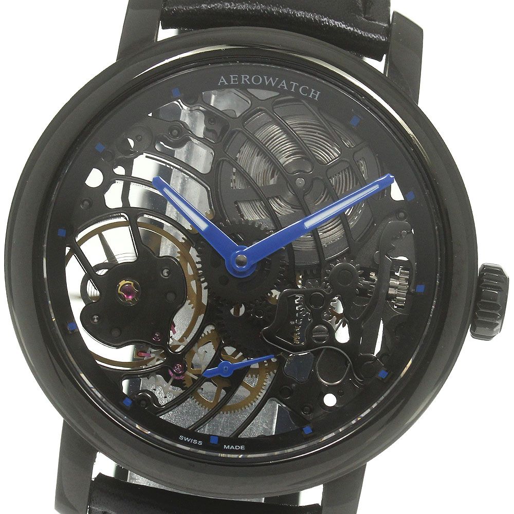 アエロウォッチ AEROWATCH 931-2 ルネッサンス 手巻き メンズ保証書 