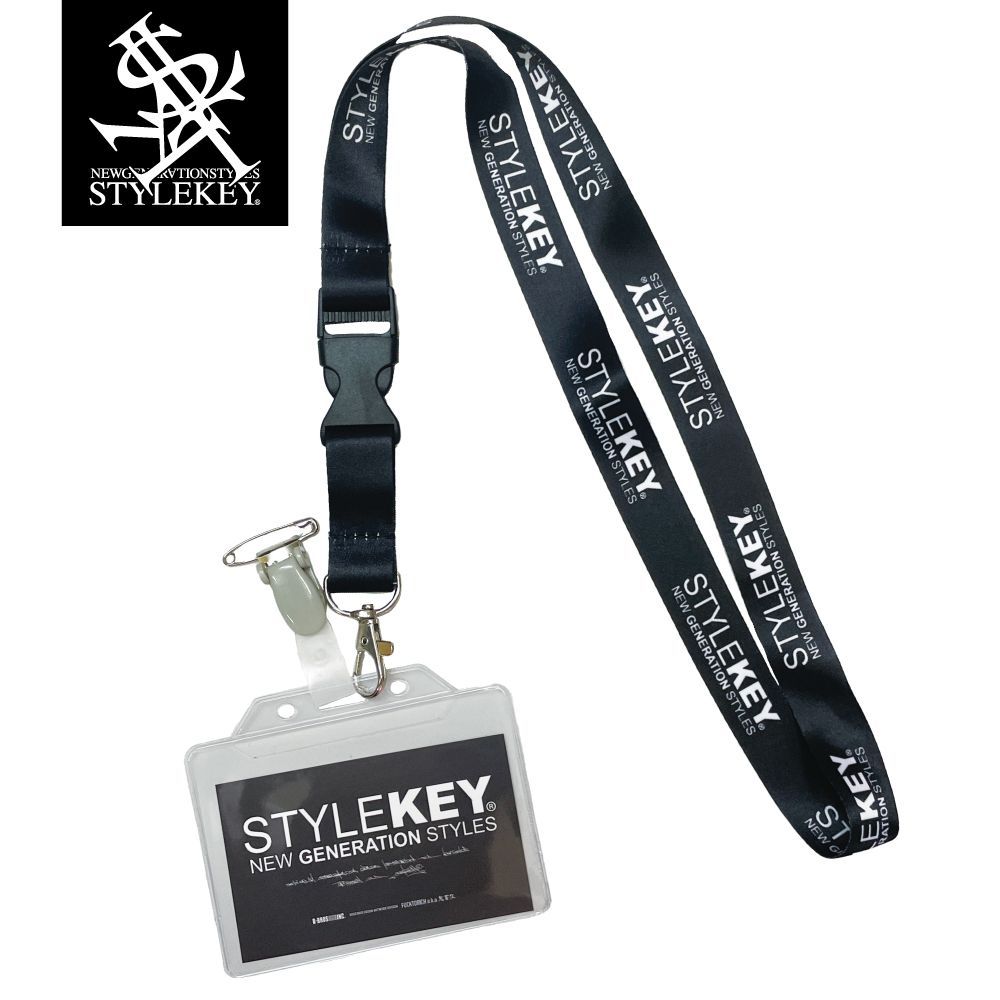 STYLEKEY (スタイルキー) ネックストラップ NECK STRAP(SK99ET-NST01) ストリート系 B系 キーホルダー 社員証 名刺入れ