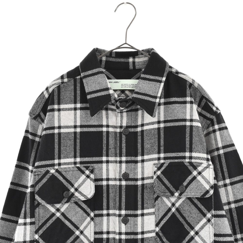 OFF-WHITE (オフホワイト) 18AW Quote Flannel Shirt クオート