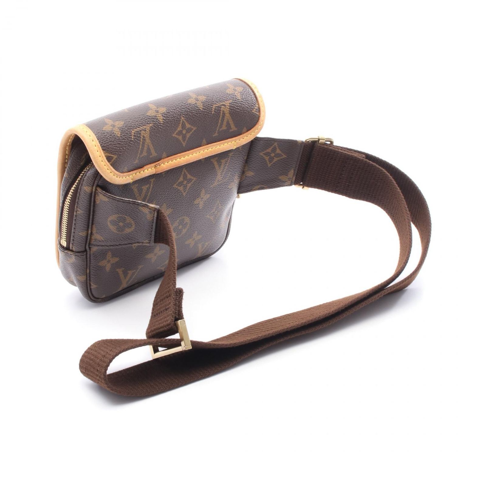 ルイ ヴィトン LOUIS VUITTON ウエストバッグ ボディバッグ バムバッグ ボスフォール モノグラム M40108 PVCコーティングキャンバス レザー バムバッグ ボスフォール