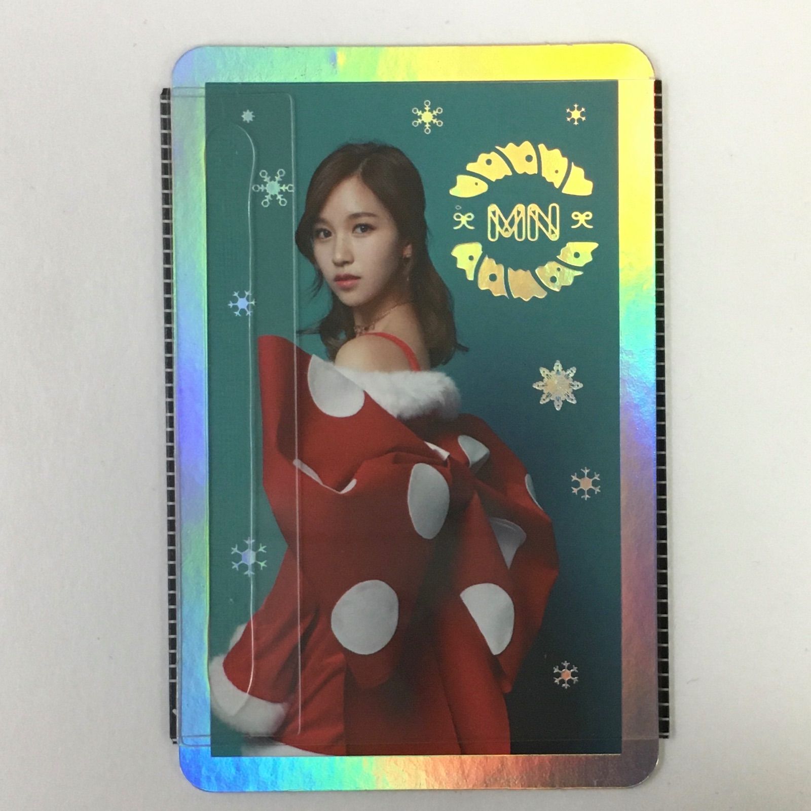 twice ミナ トレカ クリスマスエディションタレントグッズ - アイドル