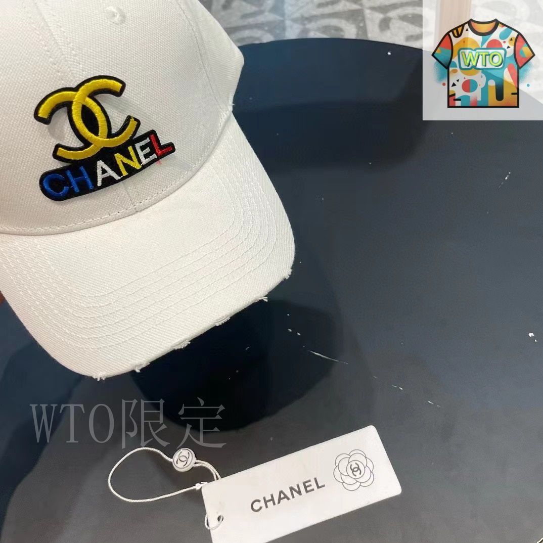 CHANEL ホワイト ベースボールキャップ CHANEL ベースボールキャップ 2色セット - メルカリ