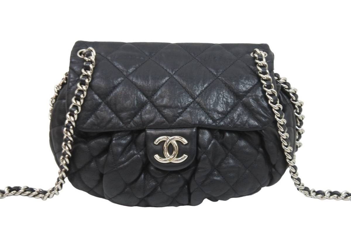 CHANEL シャネル マトラッセ チェーンアラウンド ショルダーバッグ 16 