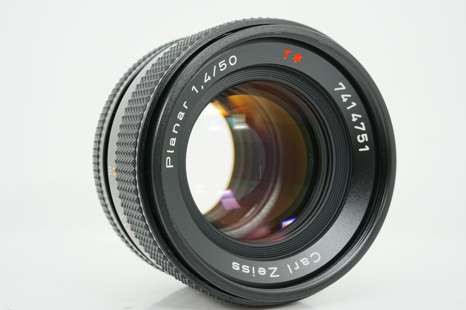美品 CONTAX Carl Zeiss Planar 50mm F1.4 MMJ C/Yマウント 標準 単