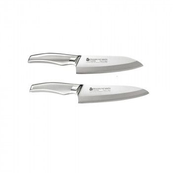 燕熟の技 クローバー 3LAYERS 三徳包丁 牛刀包丁 2本セット EJH-3000