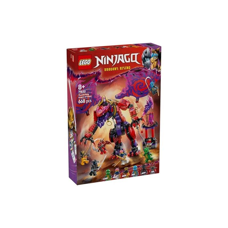 レゴ LEGO ニンジャゴー カオスドラゴン サンダーファング おもちゃ 玩具 誕生日 プレゼント ブロック 男の子 女の子 子供 8歳 9歳 10歳 小学生 対戦 ロボット 0