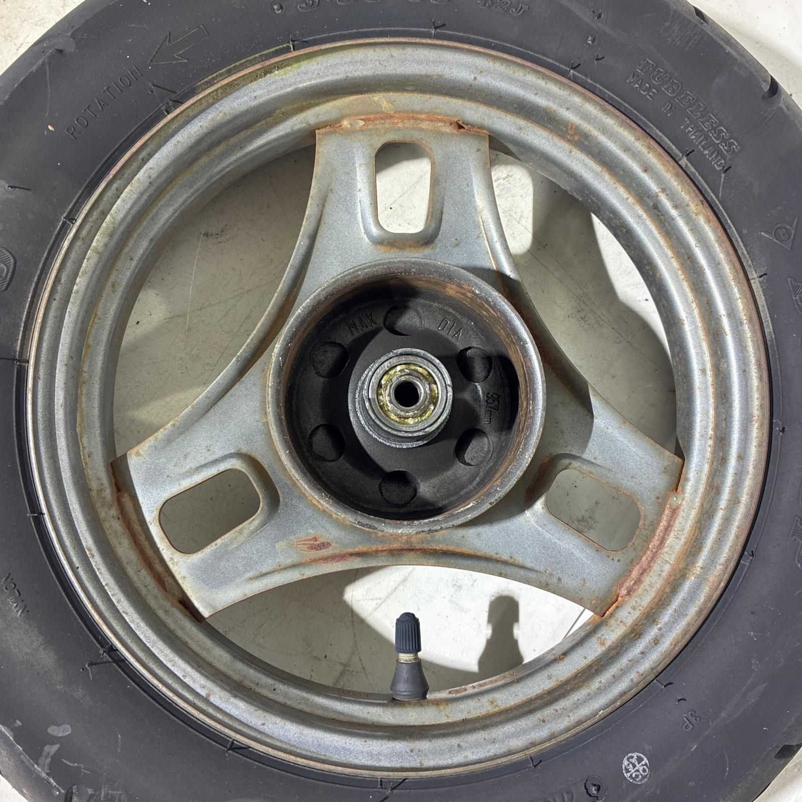 SUZUKI セピア50 CA1EA フロントホイール スズキ [Y-250610-34] SUZUKI セピア50 CA1EA フロントホイール スズキの通販 by ACP_MOTO