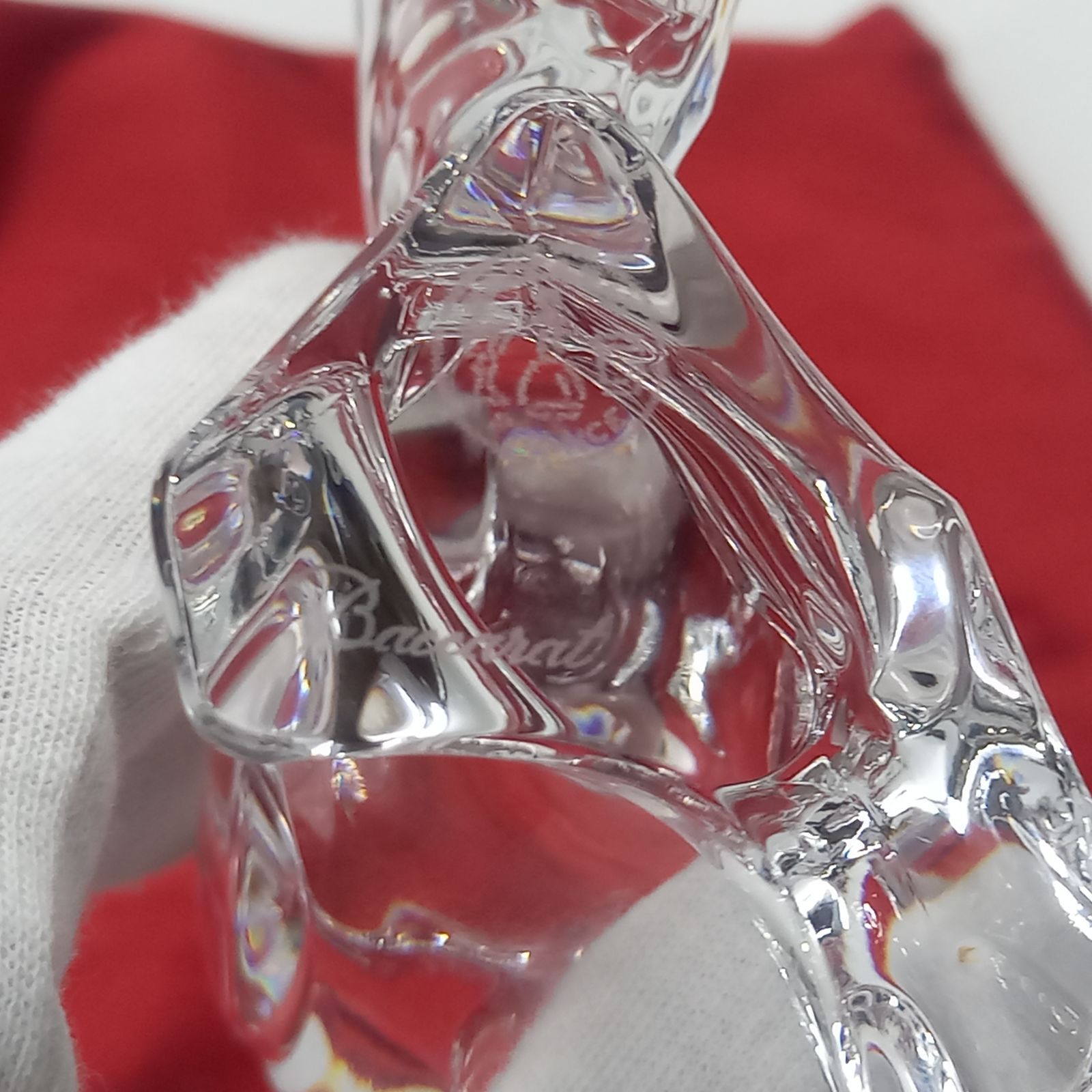 バカラ 干支 酉 鳥 クリスタル 置物 フィギュリン Baccarat