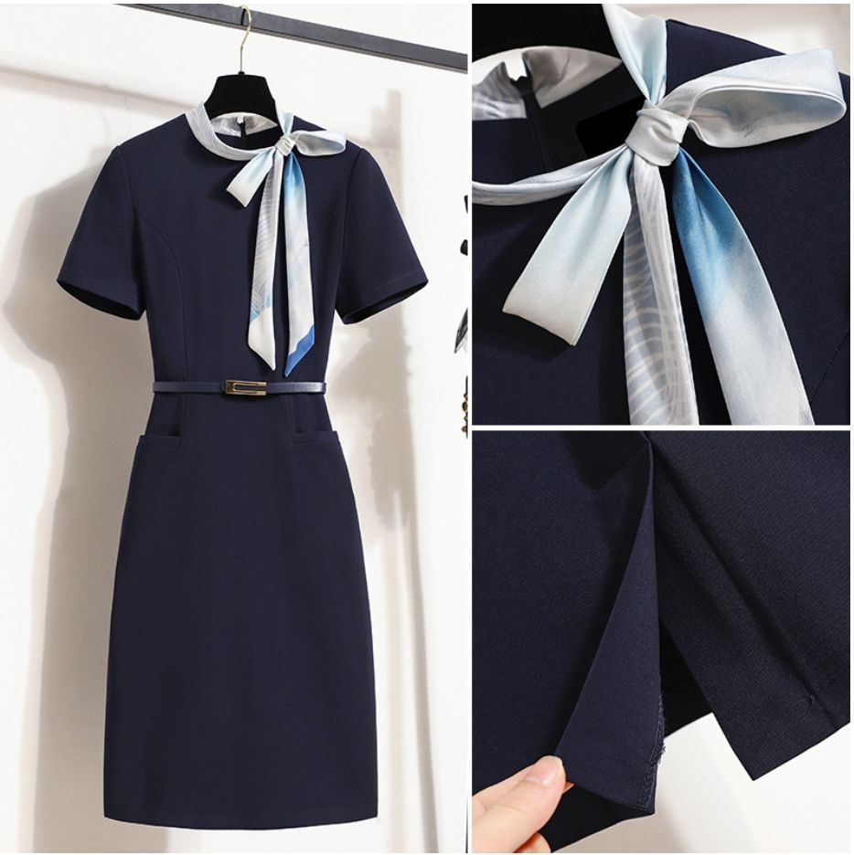 美容室作業服職業服技師服 ファッション気質職業女性長袖美
